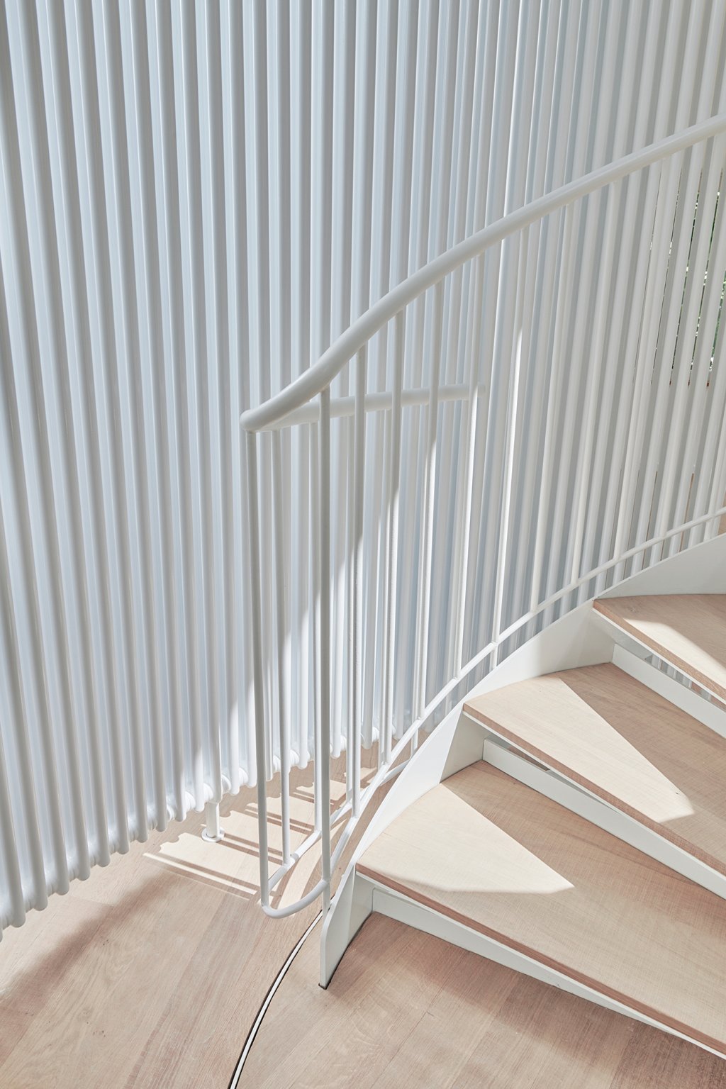 Hilbert Architektur Truwant Rodet Projekt Falkenstrasse Spiral Stairs, Round heating